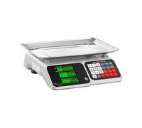Balance Poids-Prix Électronique Professionnelle Steinberg SBS-PW-301CB (Non Homologuée 30 kg Précision int.1 g 34x24cm LCD)