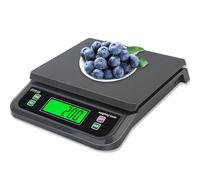 Balance de Cuisine, 30kg/1g pèse aliment cuisine precis, avec PCS et TARE fonction professionnelle balance cuisine boulangerie, 6 Unités g,oz,lb,kg,tl,ct Écran LCD Électronique numerique Balances