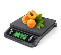 Balance de Cuisine 30kg / 1g Professionnelle Alimentaire Balances 6 Unités et Fonction Tare et Compte Haute Précision Numérique Balance avec Écran LCD Rétroéclairé Électronique balance pro