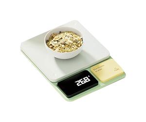 Balance de Cuisine | 5 Unités, Affichage LED, Rechargeable,Balance Numérique Pour Aliments Liquides Et Secs | pour le Café, la Viande, l'Assaisonnement, le Restaurant, la Boulangerie