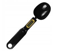 Balance de cuisine avec cuillère à main et écran LCD de précision Noir