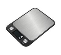 Balance de cuisine, Balance De Cuisine À Plateforme 5 Kg, En Acier Inoxydable, Électronique Commerciale Haute Précision,pour la pâtisserie,(Gray,5Kg)