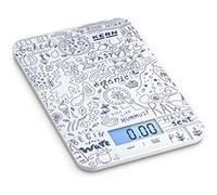 Kern & Sohn Balance de cuisine design FGE 5K-3S05 - Plage de pesée : 5 kg - Précision : 1 g - Pieds en caoutchouc - Écran contrasté - Fonction arrêt automatique