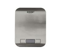 Lily Cook Balance culinaire KU6610 – 5 kg, précision 1 g, fonction TARE, écran LCD, inox gris