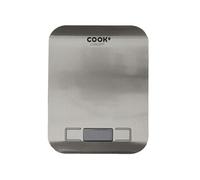Cook Concept KU6610 Balance culinaire électronique Digitale rectangulaire 5kg INOX Gris H1,8 x 14 x 18 cm