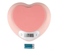 Balance de cuisine électronique avec écran LCD en forme de cœur pour un pesage facile et précis 5 kg