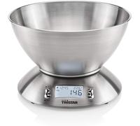 Balance de cuisine électronique avec minuterie jusqu'à 5 kg gris Tristar