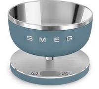 Smeg KSC01SBMWW escabeaux de cuisine Vert clair, Acier inoxydable Comptoir Rond Balance de ménage électronique