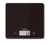 Balance de cuisine électronique - Terraillon - CLASSIC BLACK, Capacité 5 Kg, Graduation 1 g, Plateau 20 x 18.3cm, Noir