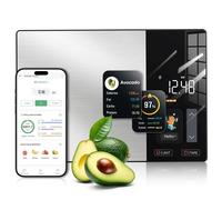 Balance de Cuisine Intelligente avec Écran TFT Suivi des Calories, Protéines, Glucides & Lipides, Compatible App