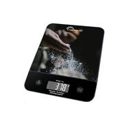 Balance de cuisine - LITTLE BALANCE - Happy Genius 10 USB-R - Portée 10kg / 1g - Eran XXL - Noir - Motif pâtisserie