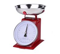 Balance de cuisine mécanique rouge 5 kg Mathon