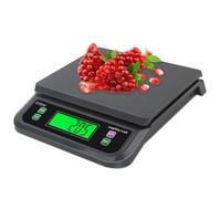 Balance de cuisine numérique 30 kg/1 g avec écran LCD, fonction tare et balance de comptage PCS, pour la cuisine et la pâtisserie, 6 types d'unités g, oz, lb, kg, tl, ct