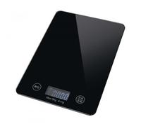 Balance de cuisine numérique, 5 kg, rechargeable, alimentée par USB et piles, avec fonction tare et écran LCD, pour pâtisserie, cuisine, 1g, Noir