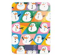 Balance de cuisine numérique avec 4 unités pour la fabrication de savon, les régimes et la pâtisserie (piles non incluses) - Motif bonhomme de neige coloré - 5 kg/5 g