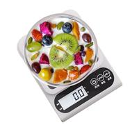 Balance de cuisine numérique, Balance de cuisine - Petite balance numérique en acier inoxydable - Balance rechargeable en grammes, balance à café étanche avec fonction tare graduation pré