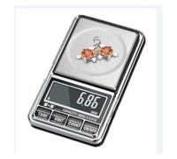 Balance de cuisine numérique, Balance de poche électronique 100 g, 600 g, 2 pièces, précision 0,01 g, LCD, numérique, for bijoux, alimentation USB, balance de laboratoire médicale(500gx0.01g*2)