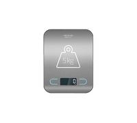 Cecotec Balance de cuisine numérique CookControl – plateau inox antiempreintes, LCD, 5kg/1g