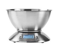 Balance de cuisine numérique écran lcd lumineux température réveil métal nedis G