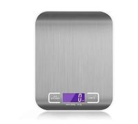 Balance de cuisine numérique électronique Portable avec minuterie afficha LED de haute précision outils de mesure de la Balance de poids domestique(10KG Charging White)