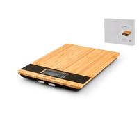 Balance De Cuisine Numérique En Bambou 5 KG. Division 1 GR, Piles H&H
