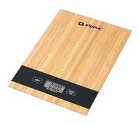 Balance de Cuisine Numérique en Bambou jusqu à 5Kg Précis Alpina Beige Beige