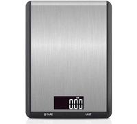 Balance de cuisine numérique en grammes et onces pour perte de poids, pâtisserie, cuisine, cétogène et préparation des repas, acier inoxydable 304