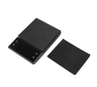 Balance de cuisine numérique, haute précision, alimentée par batterie, électronique pour bijoux, affichage LED (Noire)