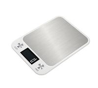 Balance de cuisine numérique intelligente en acier inoxydable for la et pâtisserie(White Battery,10Kg)