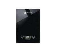 alpina Balance de Cuisine Digitale - Balance Cuisine en g, lb, oz et ml - Balance Alimentaire de Précision avec Fonction Tare - Accessoires Cuisine - 22 x 15,5 cm - Noir