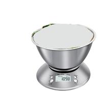 Balance de cuisine numérique, poids en grammes et onces, balance de cuisine numérique professionnelle en acier inoxydable, 11 livres/0,1 oz, avec bol for perte de poids, pâtisserie et cuisine