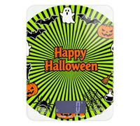 Balance de cuisine numérique portable pour Halloween Vert fluo 5 kg/5 g Mini balance numérique gramme et oz avec 4 unités pour la cuisson des régimes cétogènes (piles non incluses)