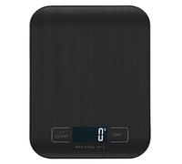 Balance De Cuisine NuméRiques, Balances NuméRiques Professionnelles 5 kg - Mesure PréCise Jusqu'à 1g,Balances De Cuisine éLectroniques Avec éCran Lcd, Fonction Tare. (Noir-5kg)