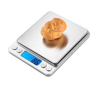 Balance de cuisine portable - Balance numérique scientifique de haute précision de 3 kg | Balance de cuisine numérique en acier inoxydable, balance de comptage de carats de haute précision en acier
