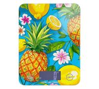 Balance de cuisine portable pour fruits d'été, ananas, citron, facile à nettoyer, 5 kg/5 g, avec 4 unités pour les épices, la perte de poids, les régimes (piles non incluses)