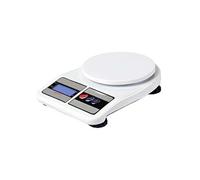 Balance de cuisine - AVIZAR - 10 kg - Rechargeable USB - Écran LED - Blanc