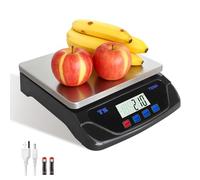 Balance de Cuisine Professionnelle 30kg/1g Précision, 6 Unités g/kg/oz/lb/ml/ct, Écran LCD Rétroéclairé avec Fonction Tare, Idéal Boulangerie, Alimentaire & Commerce