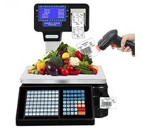 Balance De Cuisine ProfessionnelleÉtiquettes de prix, impression numérique commerciale, affichage recto verso, pour caisse enregistreuse, 30 kg, 66 lb