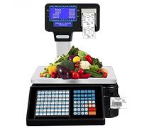 Balance De Cuisine Professionnellepesée numérique, impression d'étiquettes de table, calcul des prix commerciaux avec affichage recto verso, électronique, impression d'étiquettes, caisse enr