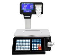 Balance De Cuisine Professionnelleprix numérique, impression d'étiquettes, codes-barres électroniques, caisse enregistreuse pour supermarché, supérette, écran LCD double face, imprimante the