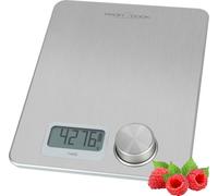 ProfiCook® PC-KW 1263 Balance de cuisine numérique sans piles, balance de cuisine numérique avec énergie cinétique, avec plage de mesure de 1 à 5 kg et grand écran, avec fonction tare et différentes