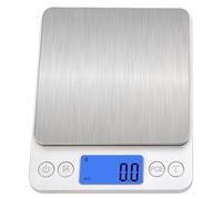 Balance de cuisine rechargeable en acier inoxydable, 10 kg, for un meilleur équilibre alimentaire, comptage(5kg-0.1g)
