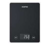 Balance de cuisine - RENPHO - Calibra 1L T001 - Bluetooth - 10kg - Verre noir