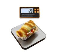 Balance de cuisine sans fil avec affichage à distance, plateau magnétique en acier inoxydable, électronique numérique, capacité de 15 kg, for la préparation des repas