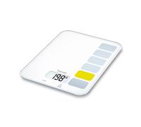 Balance de cuisine électronique BEURER KS 19 Sequence - Blanc - Capacité 5kg - Graduation /1g