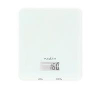 Nedis Balance de cuisine numérique KASC800WTW — Capacité 5 kg — Blanc 191 x 166 x 19