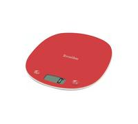 Balance de cuisine - TERRAILLON - Macaron+ Re-cycle 15246 - Matériaux recyclés - Blanc/Rouge Coquelicot - Compacte