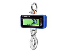 Balance de grue, Balance suspendue numérique 1500 kg/1000 kg/500 kg avec télécommande de 65 pieds balance de grue robuste LCD balances de pesage industrielles à crochet(LCD 1500KG Blue)