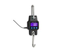 Balance de grue Compatible 300kg/50g, Rechargeable, Portable, suspendue, à crochet industriel, en acier inoxydable avec 4.0 BT USB(Blauw)