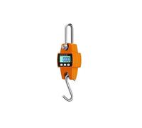 Balance de grue de haute précision 300kg, balance électronique Portable à crochet en acier inoxydable, balances industrielles numériques LCD Kg/Lb/N(Oranje)